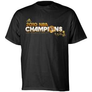   Black 2010 NBA Champions Gold Standard Ring T shirt