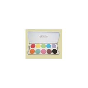  Kryolan 10 Color Eye Shadow Compact 