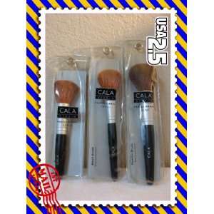  Cala Studio Professional Tools 2 powder Brush & 1 Blush 