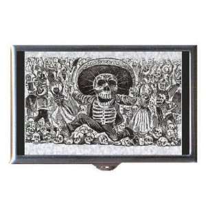  POSADA DAY OF THE DEAD SKULL SWORD Coin, Mint or Pill Box 