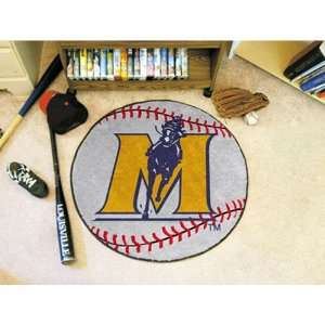   Murray State Racers NCAA Baseball Round Floor Mat (29) Sports