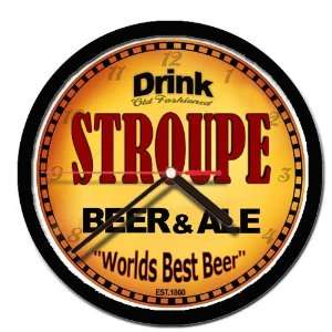  STROUPE beer and ale cerveza wall clock: Everything Else