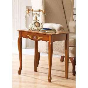  Victorian End Table with a Honey Maple Finish Everything 