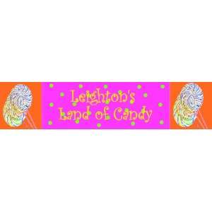   Banner, Lollipop, Candy Buffet Theme, Personalized 