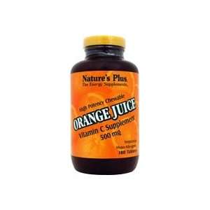  Natures Plus Orange Juice Chewable Vitamin C    500 mg 