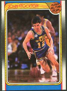 1988   1989 Fleer Basketball John Stockton #127  