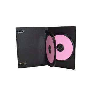  SuperMediaStore 14mm Standard Double Black DVD Cases with 