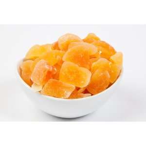 Dried Cantaloupe Chunks (11 Pound Case): Grocery & Gourmet Food