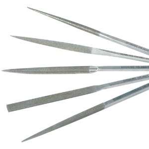  Strauss 5 Piece Hand File Set, Diamond Grit, Coarse, 220mm 