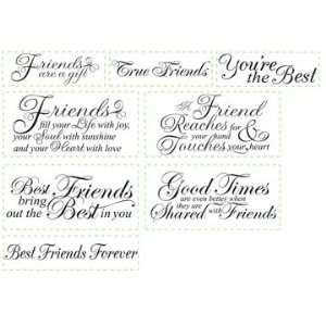   Stampers Original Stamps   Friendship Nested Sentiments and Verse