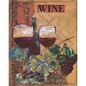  World of Wine I, Fine Art Canvas Transfer by Susan Osborne 