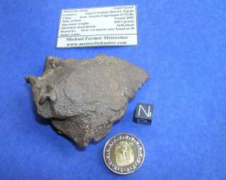 Rare iron meteorite from Egypt Gebel Kamil, 404 grams  