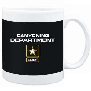    Mug Black  DEPARMENT US ARMY Canyoning  Sports