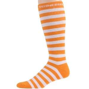   Tennessee Orange White Striped Tall Socks: Sports & Outdoors
