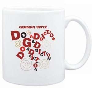    Mug White  German Spitz DOG ADDICTION  Dogs: Sports & Outdoors