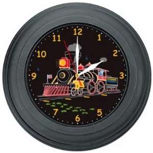  Electro Motion   Train Wall Clock: Home & Kitchen