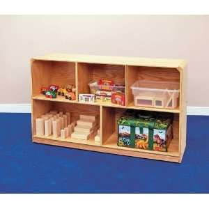  Korners for Kids Oak Mobile 5 Compartment Storage   48 x 