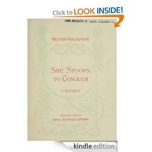 She stoops to conquer Goldsmith Oliver  Kindle Store