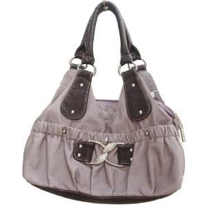 Stonewashed Soft Leatherette Western Shoulder Handbag Purse in Dusty 