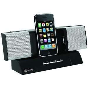   DUAL DOCK STEREO SPEAKERS & CHARGER FOR IPHONE/IPOD: Electronics