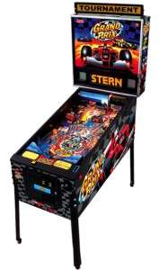 GRAND PRIX PINBALL by STERN FOR RACING FANS DEAL  RARE!  