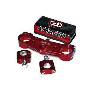   : 07 09 HONDA CRF150R: APPLIED WRAP TOP CLAMP   RED (RED): Automotive