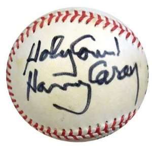  Harry Caray Autographed Baseball   NL Holy Cow PSA DNA 