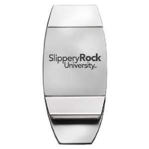  Slippery Rock University   Two Toned Money Clip: Sports 