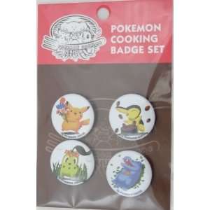  Pokemon Cooking Badge Set Toys & Games
