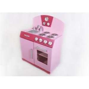  Feenix Pink Childs Retro Cooking Range 7634: Toys & Games