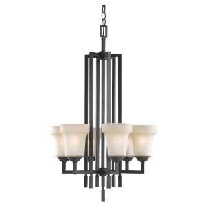 Sea Gull 51630 814 Cardwell Craftsman / Mission Misted Bronze 6 Light 