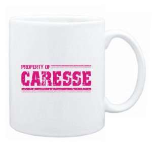  New  Property Of Caresse Retro  Mug Name