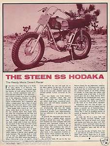 1967 Hodaka Steen SS Motorcycle report 12/21/11  