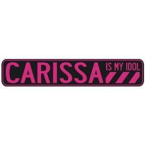   CARISSA IS MY IDOL  STREET SIGN: Home Improvement