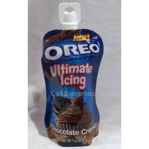Oreo Ultimate Icing, 7 oz pouch (Pack of 3):  Grocery 