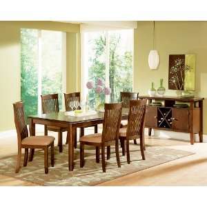  Steve Silver Company Montreal Dining Set: Home & Kitchen