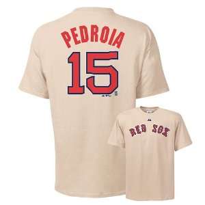    Majestic Boston Red Sox Dustin Pedroia Tee: Sports & Outdoors