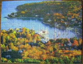 Milton Bradley Big Ben Puzzle~Camden Harbor Maine~COMPLETE  