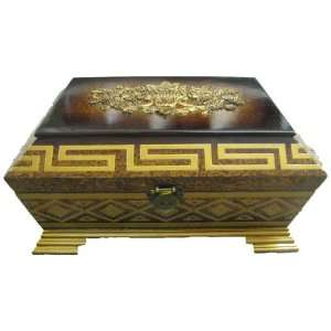   Gift Ideas Wood Large Box Treasure Chest Trunk 15