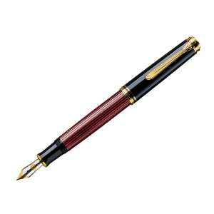  Pelikan Fountain Pen Souverän M 600   Black & Red   Nib 