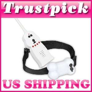   and Rechargeable! Dog Bone Style Dog Remote Training Collar  