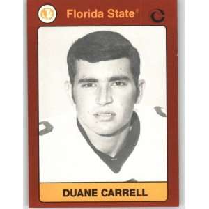   Trading Cards #190 Duane Carrell   FSU Seminoles  Shipped in Top Load