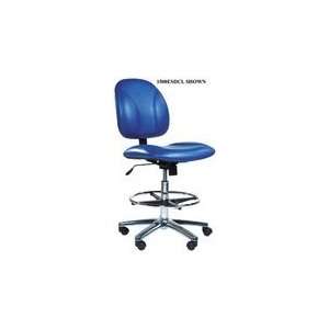 Adjustable 20 28 ESD Safe Clean Room Vinyl Chair with Chrome Base and 