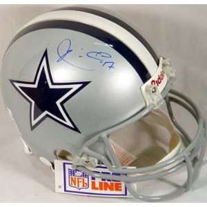  Quincy Carter Autographed Helmet