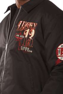   13 Racing the Devil Jacket Embroidered Motorcycle Lined Jacket  