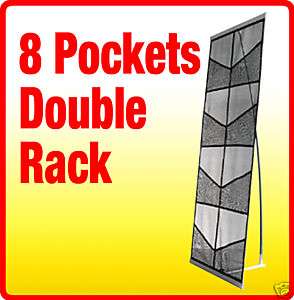 Brochure Literature Mesh Stand Rack Holder 8 Pocket  