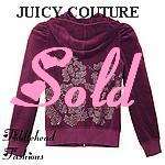 Juicy Couture HERITAGE CREST Velour Fluffy Bag Tote NWT  