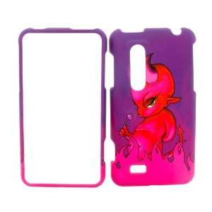  LG THRILL 4G PINK DEMON GIRL COVER CASE: Cell Phones 