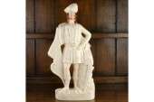 Staffordshire Pottery Antique William Tell Figure  