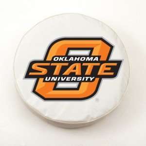 Oklahoma State Cowboys White Tire Cover, Large
